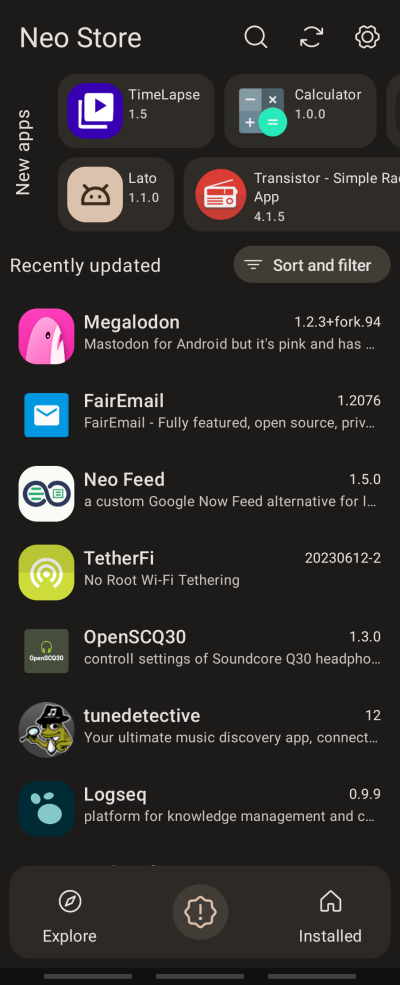 برنامه Neo Store