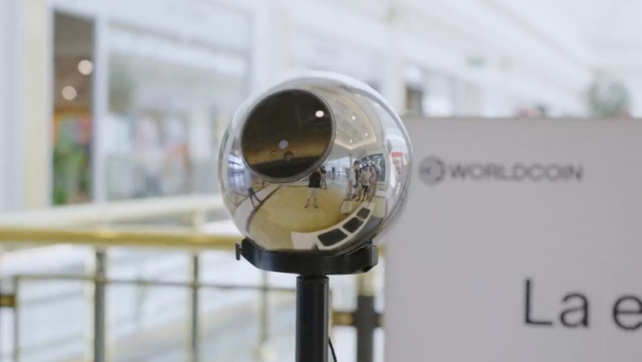 اسکرین شات: Worldcoin